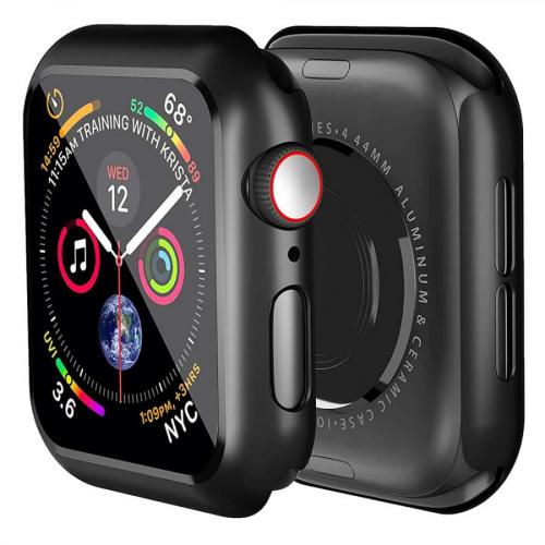 i-Stone Akıllı Saat Full Kasa Ekran Koruyucu Apple Watch 44 MM Watch 44mm Siyah Apple