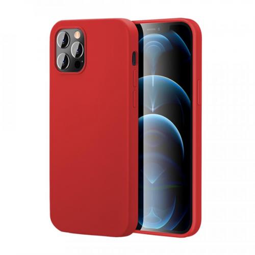 i-Stone Color Mat Silikon Kılıf Apple iPhone 13 Pro Max iPhone 13 Pro Max Kırmızı Apple
