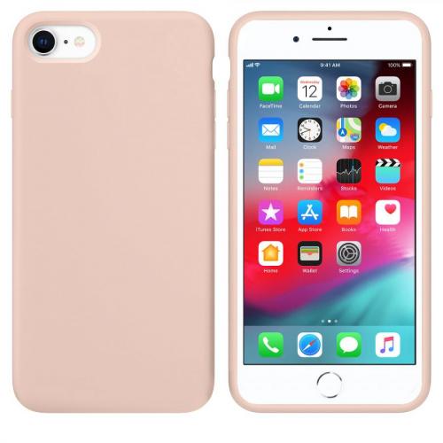 i-Stone Lansman Pastel Silikon Kılıf Apple iPhone 7 iPhone 7 Rose Apple