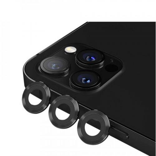 i-Stone Metal Kamera Koruma Lensi Apple iPhone 13 Pro iPhone 13 Pro Siyah Apple